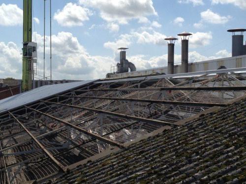 Dakrenovatie golfplaten in Hasselt