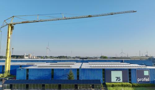 dakwerken in Mol industrie