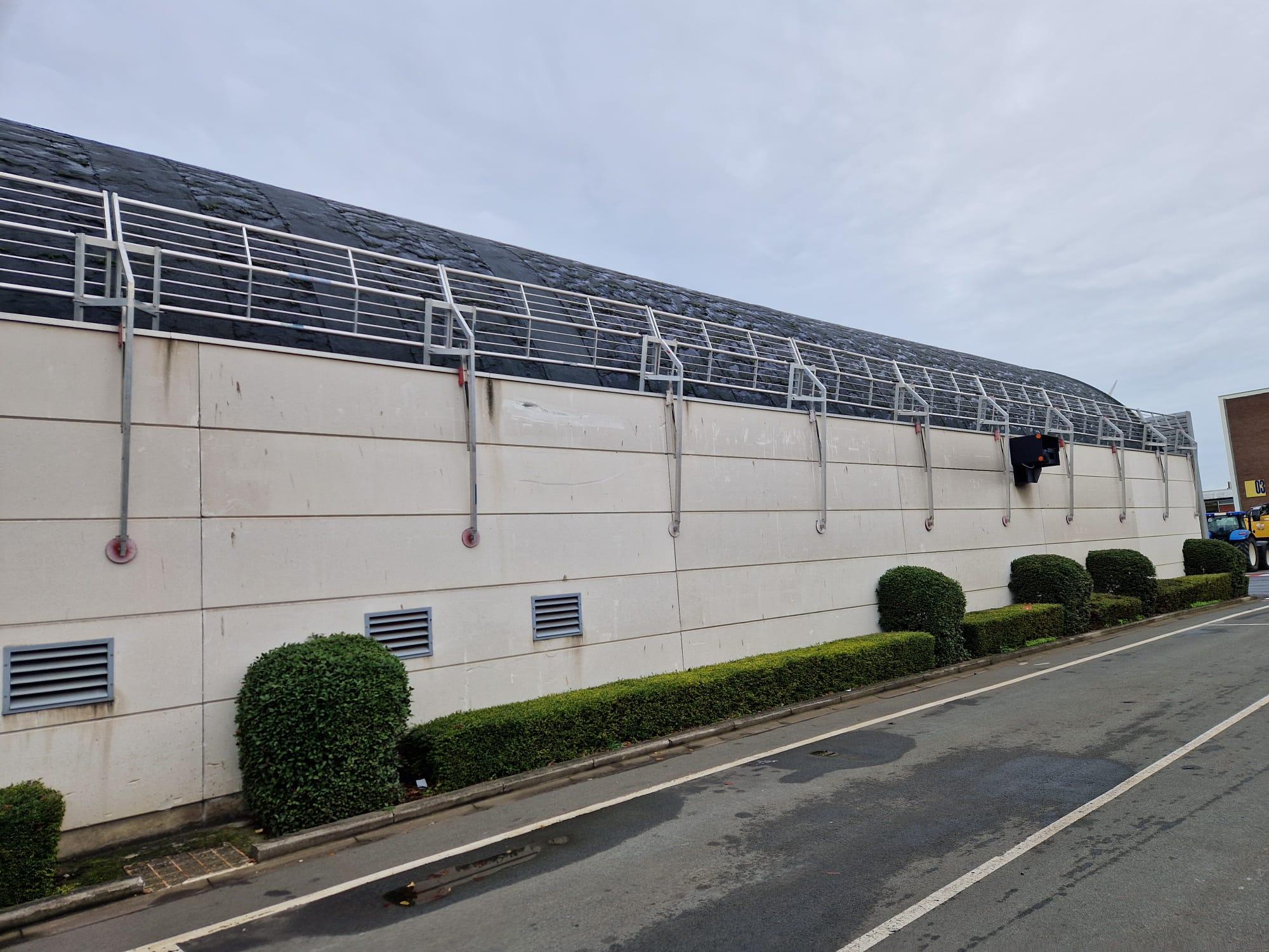 Duurzame transformatie van een industrieel parabooldak